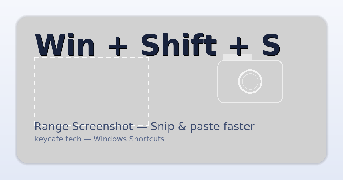 Win + Shift + S（範囲スクリーンショット）｜切り取りツールの選択UI